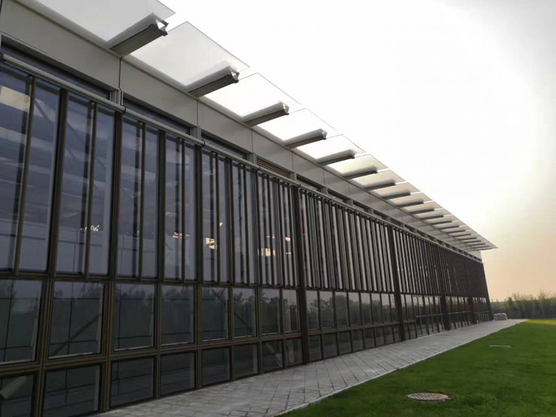 秦皇島園林博覽會電動遮陽簾（lián）竣工（gōng）